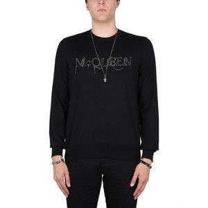 Alexander Mcqueen Jersey With Logo Embroidery - NWT